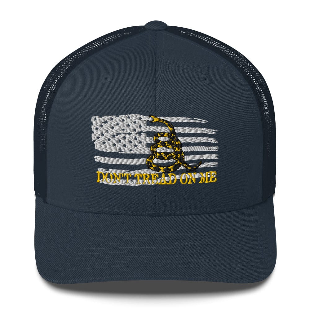 Top Gear Navy Don't Tread On Me Trucker Hat