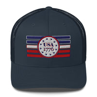 Top Gear Navy USA 1776 Trucker Cap