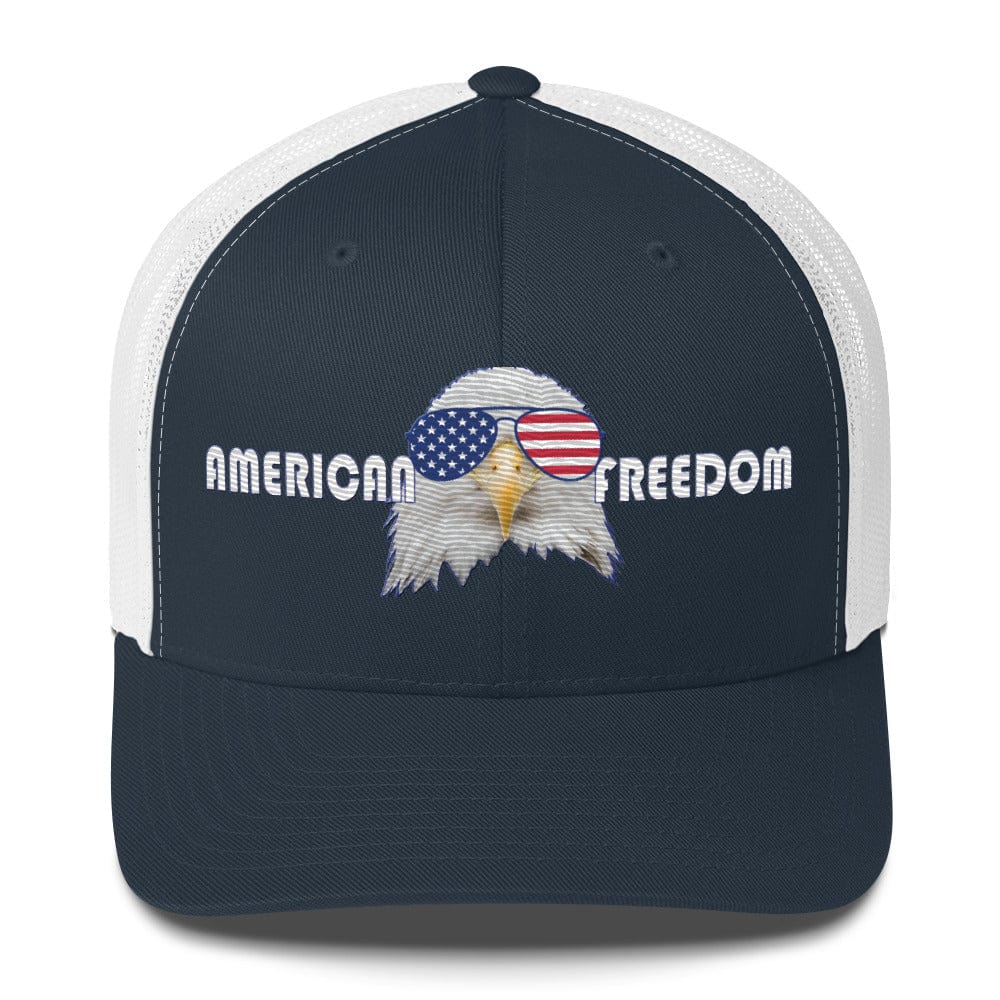 Top Gear Navy/ White American Freedom Trucker Hat