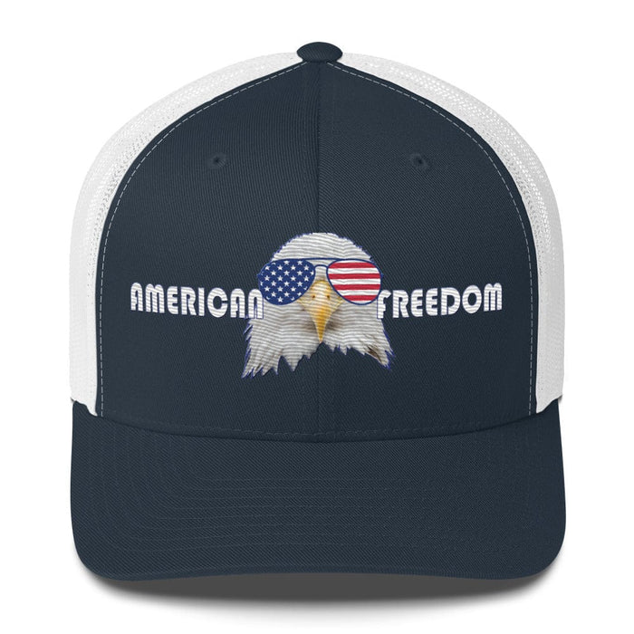 Top Gear Navy/ White American Freedom Trucker Hat