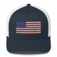 Top Gear Navy/ White Classic American Flag Trucker Hat