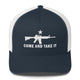 Top Gear Navy/ White Come and Take It Trucker Cap
