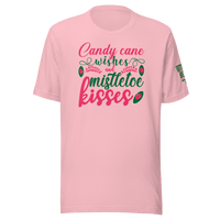Top Gear Pink / S Candy Cane Wishes T-Shirt