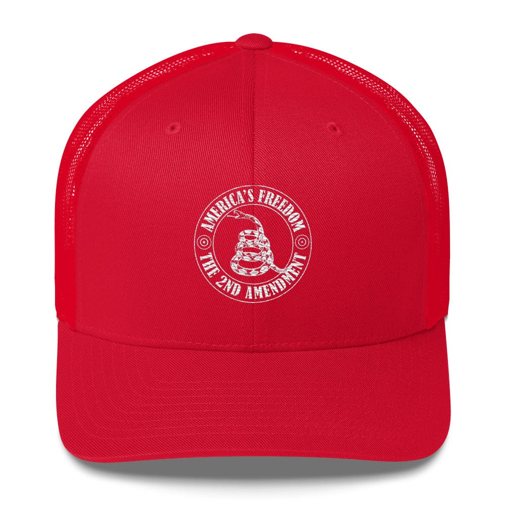 Top Gear Red America's Freedom 2A Trucker Cap