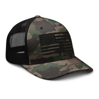Top Gear USA Black Flag Camouflage Trucker Hat