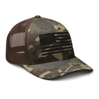 Top Gear USA Black Flag Camouflage Trucker Hat