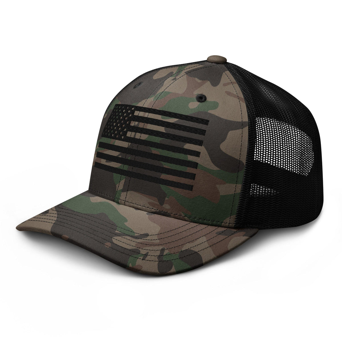 Top Gear USA Black Flag Camouflage Trucker Hat