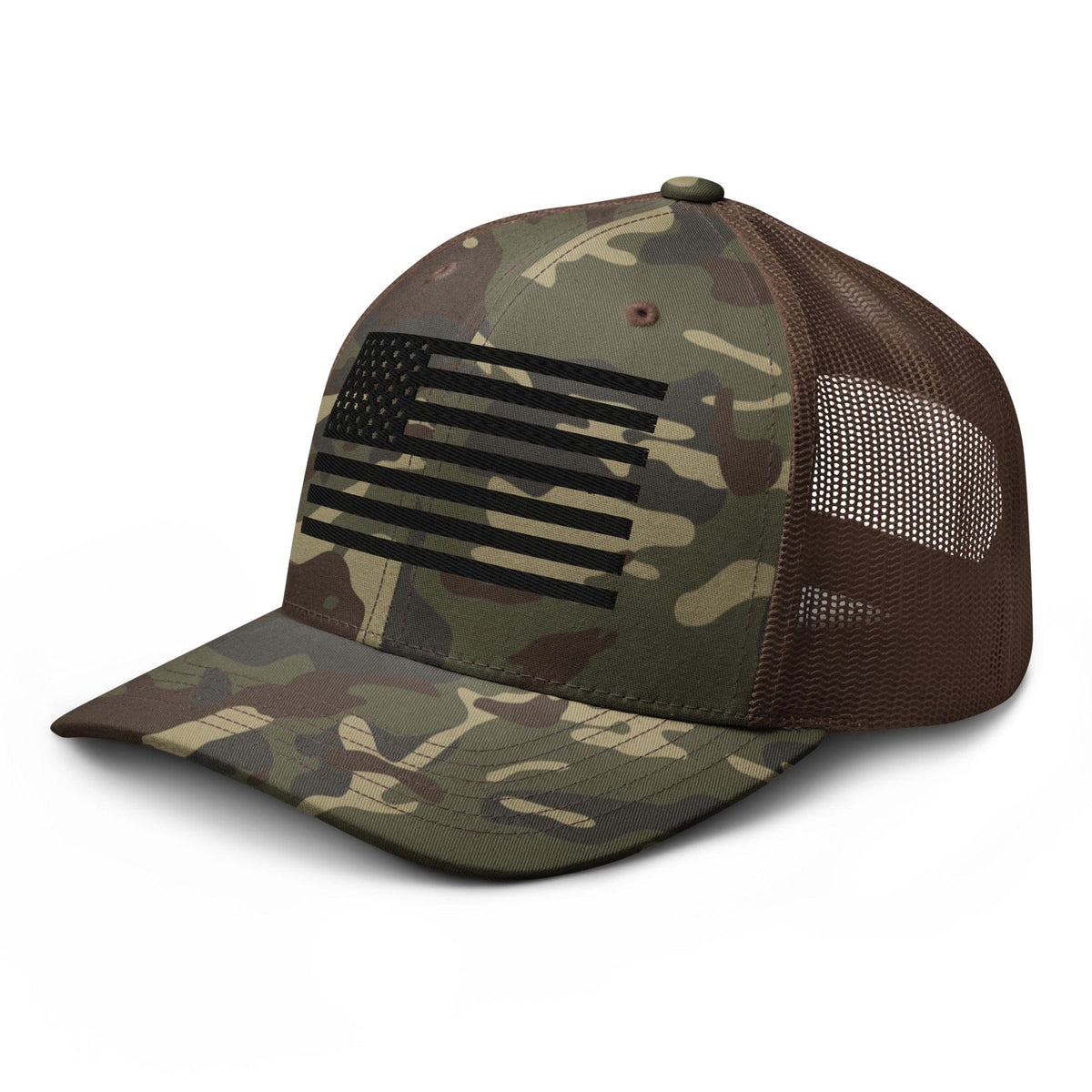Top Gear USA Black Flag Camouflage Trucker Hat