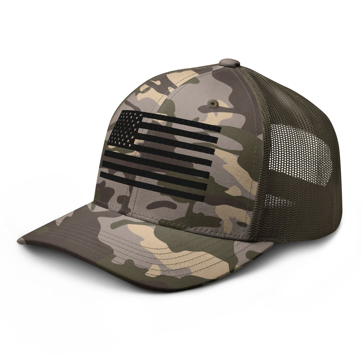 Top Gear USA Black Flag Camouflage Trucker Hat