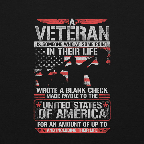 Veteran's Blank Check Hoodie