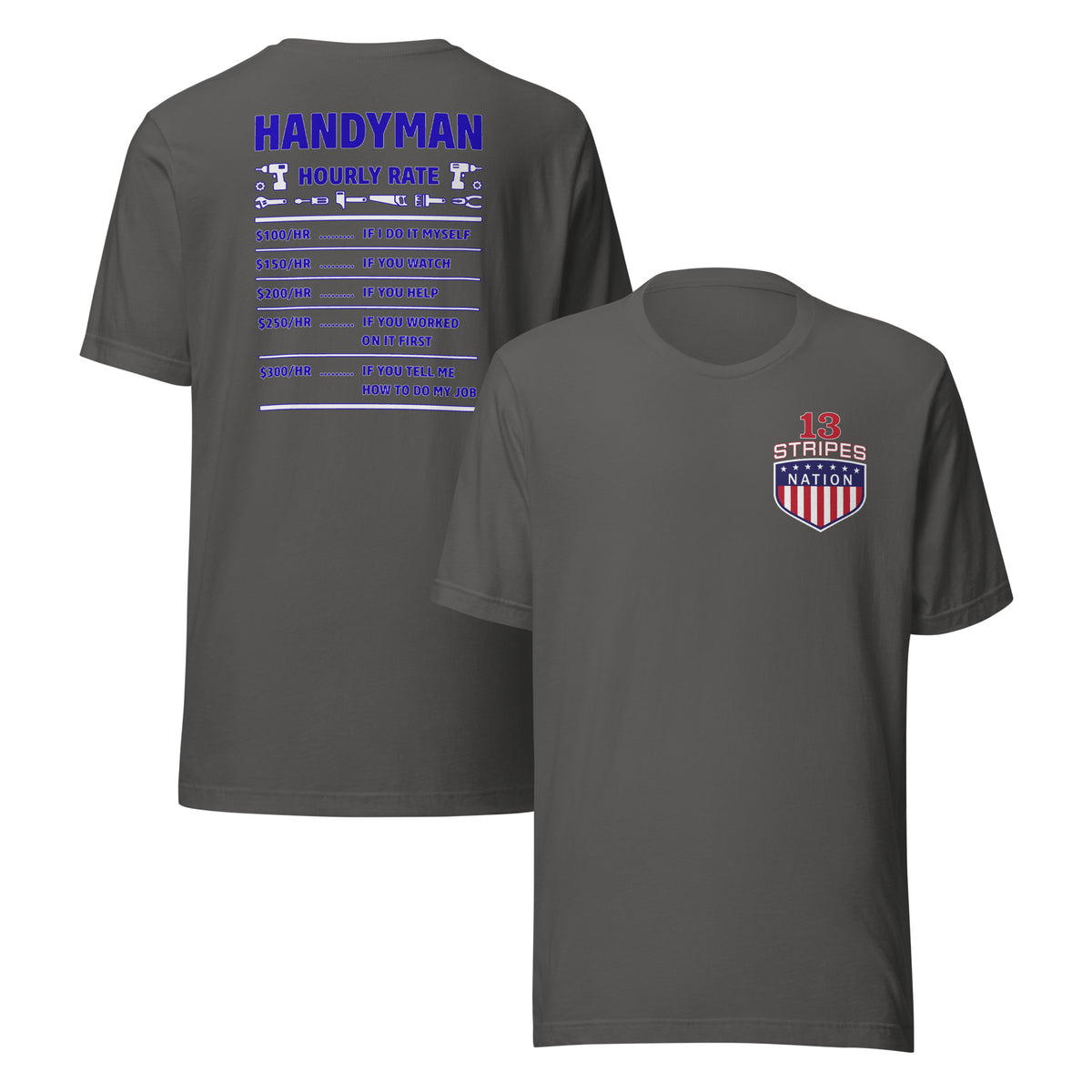 Handyman Hourly Rate T-Shirt