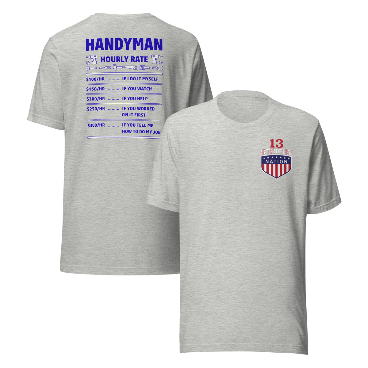 Handyman Hourly Rate T-Shirt